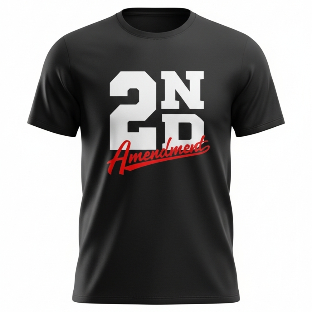 Gildan Black 2nd Amendment Graphic Tee